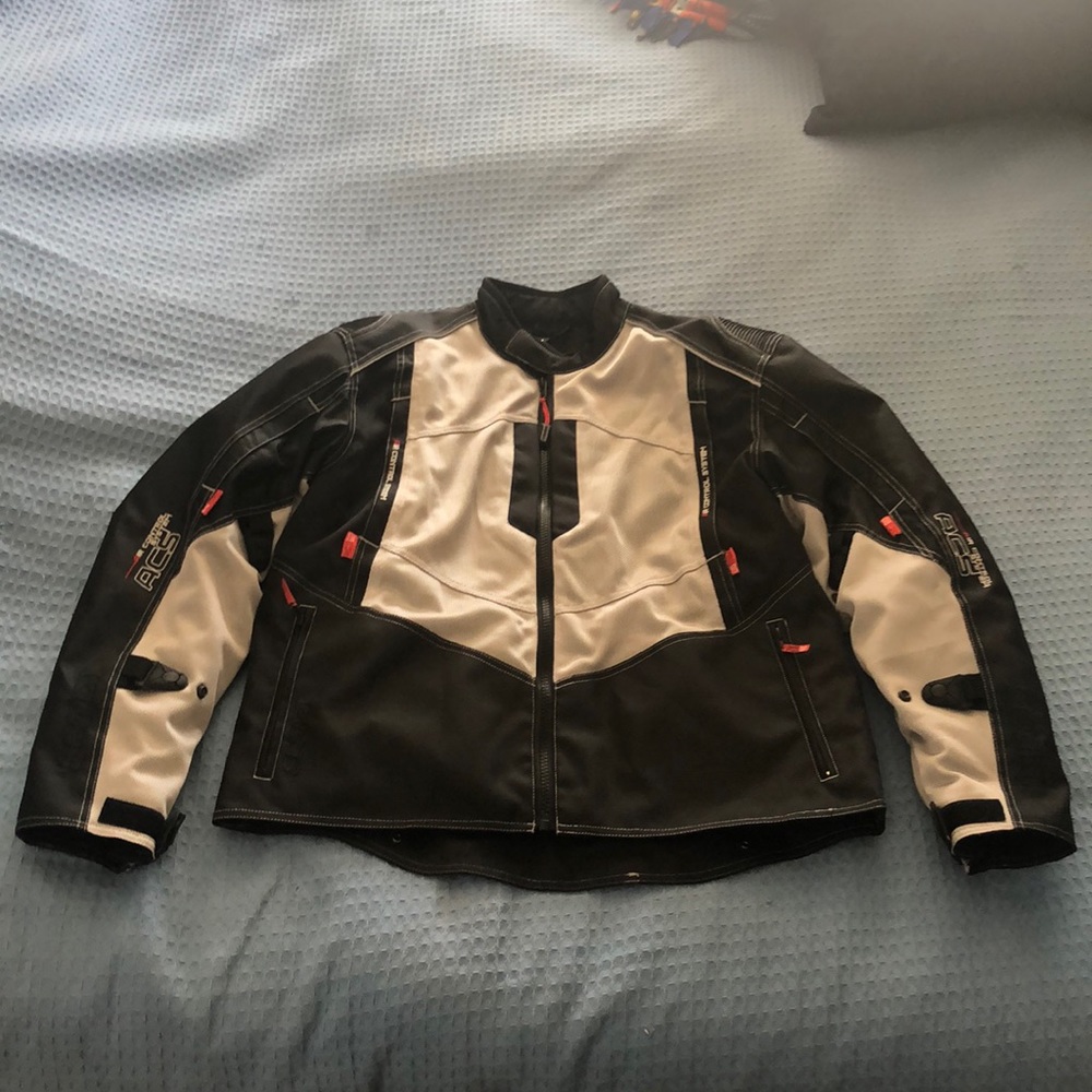 Sedici Air Control System Motorcycle Jacket Size 2XL EUC.